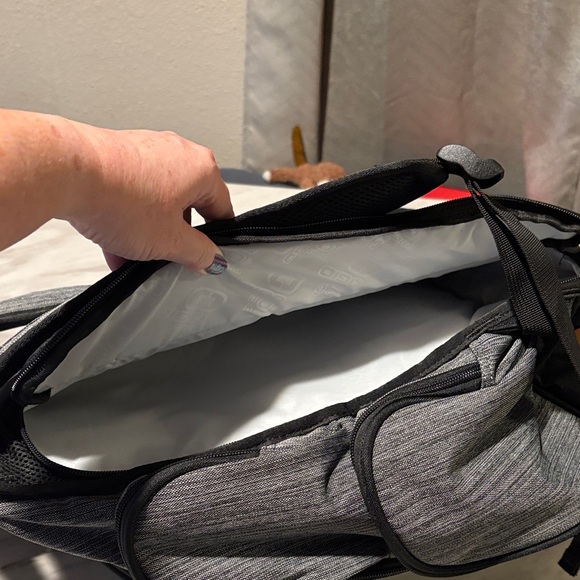 OGIO Charcoal Striped Men's Backpack - Picture 6 of 12